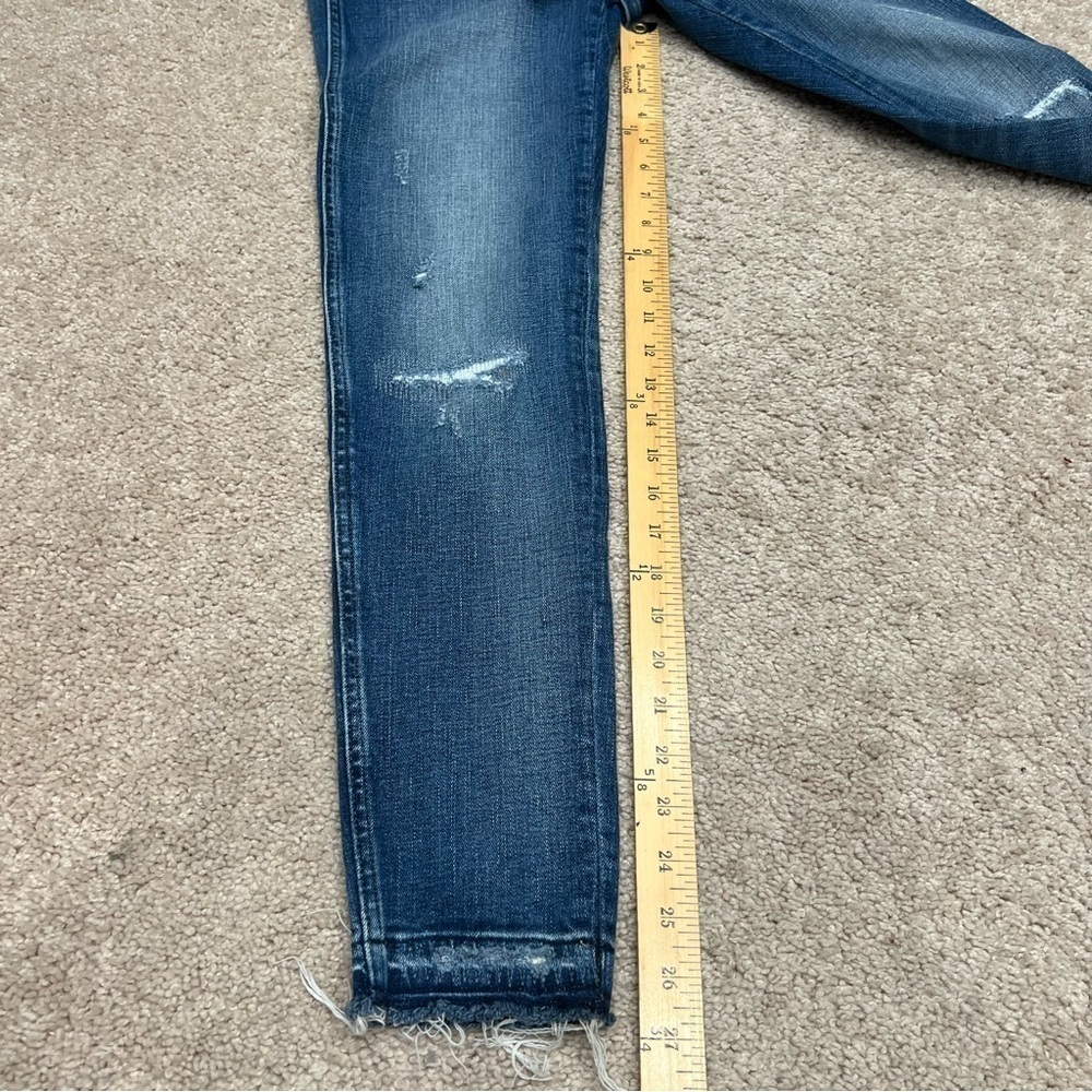 Madewell Distressed 9” High Rise Skinny Jeans Women’s Size 27 - Picture 7 of 10